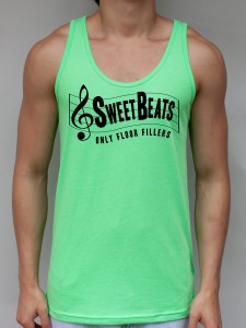 Sweet Beats - Neon Green Tank Top - EDC Clothing from JimmyTheSaint